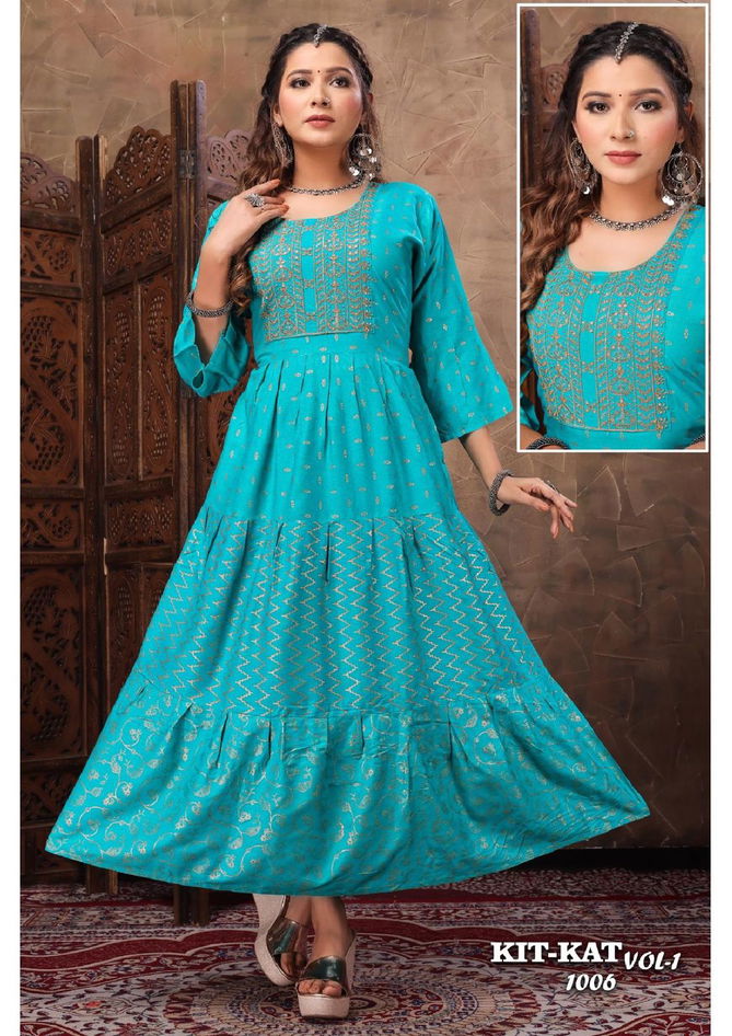 Bq Kit Kat Vol 1001-1010 Anarkali Kurti Catalog